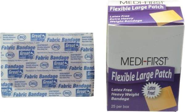 Medique - 3" Long x 2" Wide, General Purpose Pad - Woven Fabric Bandage, Latex Free - Best Tool & Supply