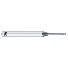 3mm Dia. - 70mm OAL - Solid Carbide - Rib Processing Ball Nose HP End Mill-2 FL - Best Tool & Supply