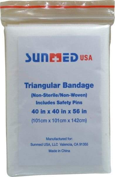 Medique - 40" Long x 40" Wide, Triangular Self-Adhesive Bandage - Best Tool & Supply