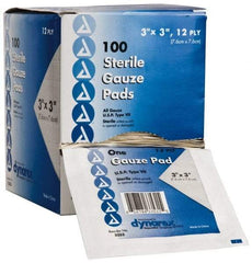 Medique - 3" Long x 3" Wide, General Purpose Pad - Gauze Bandage - Best Tool & Supply