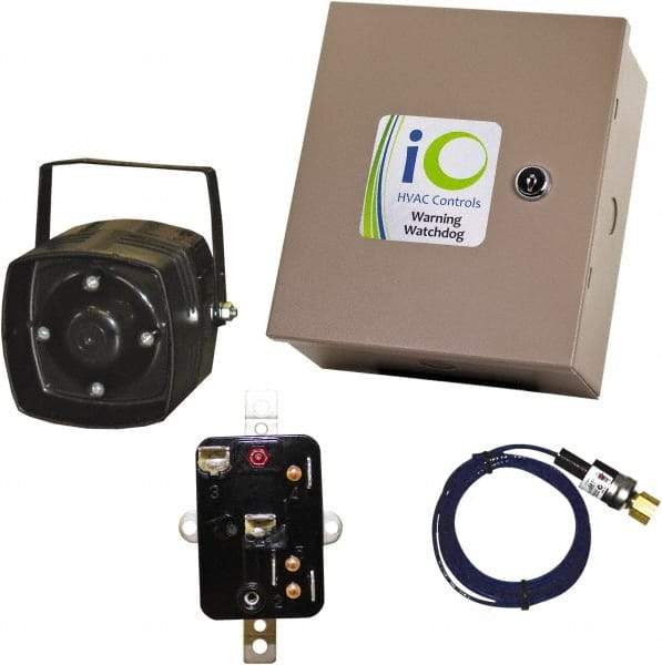 iO HVAC Controls - 1 or 3 Phase, 24 VAC, 0-2A Amp, 2 Max Fuse A, Air Conditioner Theft Alarm - 11" Wide x 11" Deep x 11" High, For Use with Condensing Unit - Best Tool & Supply