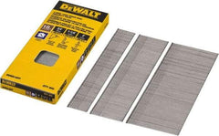 DeWALT - 18 Gauge 2" Long Brad Nails for Power Nailers - Steel, Bright Finish, Smooth Shank, Angled Stick Collation, Round Head, Chisel Point - Best Tool & Supply