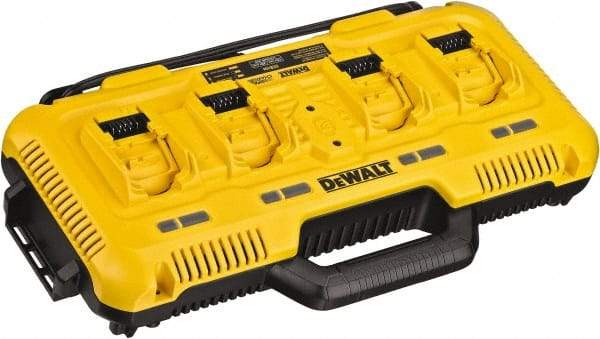 DeWALT - 20 Volt, 4 Battery Lithium-Ion Power Tool Charger - 1 hr & 30 min to Charge, AC Wall Outlet Power Source - Best Tool & Supply