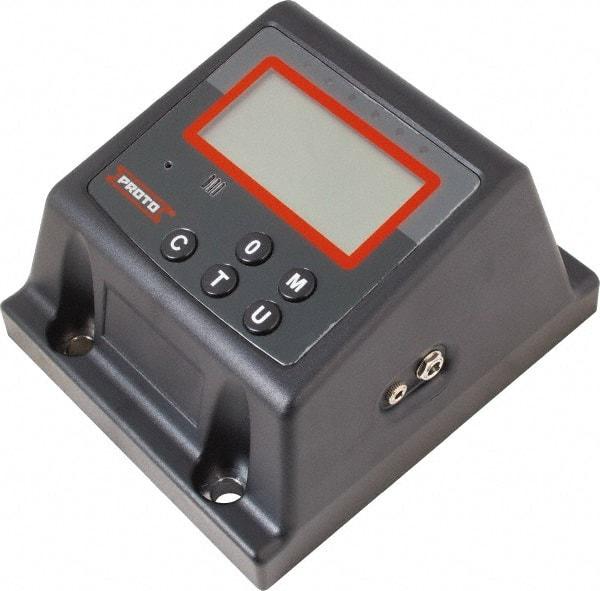 Proto - 25 to 250 Ft/lb, Electronic Torque Tester - Accurate to ± 1% CW and ± 3% CCW Digit Accuracy, 5-5/8" OAL, 1/2" Drive - Best Tool & Supply