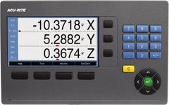 Acu-Rite - 2 Axis, 6" X-Axis Travel, 20" Y-Axis Travel, Lathe DRO System - 5µm Resolution, 5µm Accuracy, LCD Color Display - Best Tool & Supply