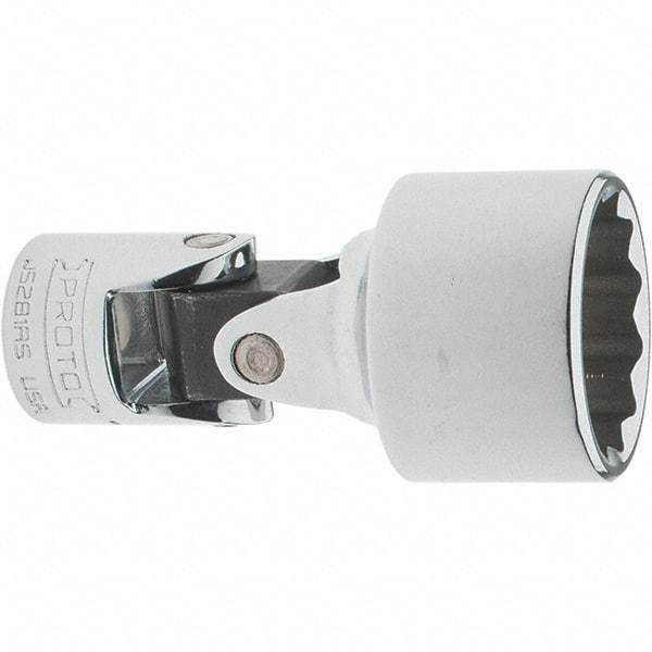 Proto - 7/8", 3/8" Drive, Intermediate Hand Socket - 12 Points, 2-1/4" OAL, Steel, Full Polish Finish - Best Tool & Supply