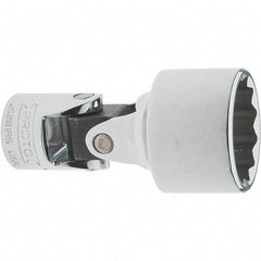 Proto - 7/8", 3/8" Drive, Intermediate Hand Socket - 12 Points, 2-1/4" OAL, Steel, Full Polish Finish - Best Tool & Supply