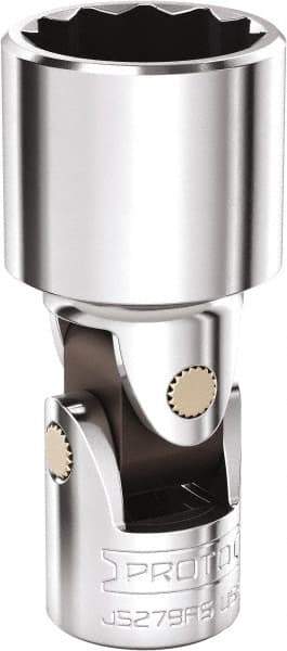 Proto - 3/4", 3/8" Drive, Intermediate Hand Socket - 12 Points, 2-5/16" OAL, Steel, Full Polish Finish - Best Tool & Supply