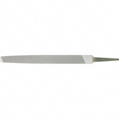 Stanley - 12" Long, Bastard Cut, Flat American-Pattern File - Single Cut, 0.3" Overall Thickness - Best Tool & Supply