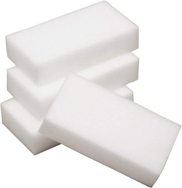 Ability One - 2.3" Long x 4.6" Wide x 1" Thick Cleansing Pad - Medium-Duty, White - Best Tool & Supply