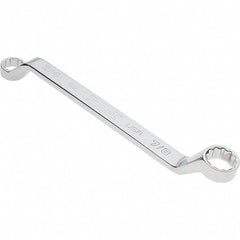 Proto - 3/4" x 7/8" 12 Point Box Wrench - Double End, 1-1/16" Head Diam x 1-1/4" Head Thickness, 11-1/2" OAL, Steel, Polished Finish, 15° Offset - Best Tool & Supply