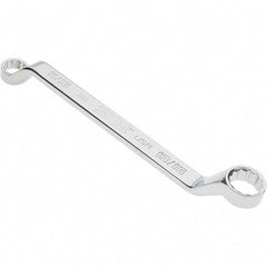 Proto - 11/16" x 3/4" 12 Point Box Wrench - Double End, 1" Head Diam x 1-5/32" Head Thickness, 10-51/64" OAL, Steel, Polished Finish, 15° Offset - Best Tool & Supply