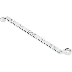 Proto - 1/4" x 5/16" 12 Point Box Wrench - Double End, 13/32" Head Diam x 15/32" Head Thickness, 6-19/32" OAL, Steel, Polished Finish, 15° Offset - Best Tool & Supply