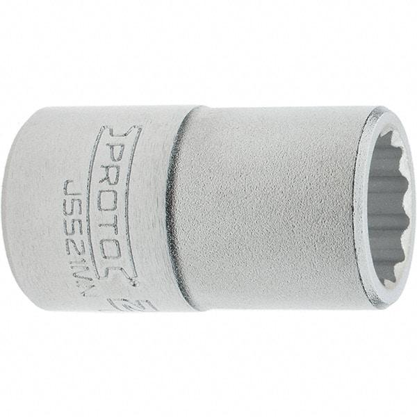 Proto - 3/4" Drive, Standard Hand Socket - 12 Points, 2.307" OAL, Steel, Full Polish Finish - Best Tool & Supply