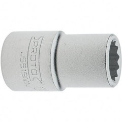 Proto - 3/4" Drive, Standard Hand Socket - 12 Points, 2.307" OAL, Steel, Full Polish Finish - Best Tool & Supply