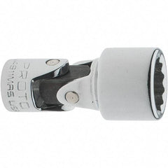 Proto - 1/4" Drive, Standard Hand Socket - 12 Points, 1-17/64" OAL, Steel, Full Polish Finish - Best Tool & Supply