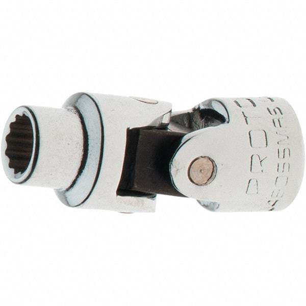 Proto - 1/4" Drive, Standard Hand Socket - 12 Points, 1-17/64" OAL, Steel, Full Polish Finish - Best Tool & Supply