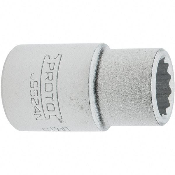 Proto - 3/4", 3/4" Drive, Standard Hand Socket - 12 Points, 2.285" OAL, Steel, Full Polish Finish - Best Tool & Supply