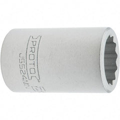 Proto - 3/4" Drive, Standard Hand Socket - 12 Points, 2.307" OAL, Steel, Full Polish Finish - Best Tool & Supply