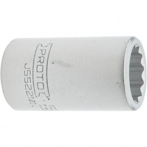 Proto - 3/4" Drive, Standard Hand Socket - 12 Points, 2.307" OAL, Steel, Full Polish Finish - Best Tool & Supply