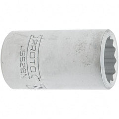 Proto - 7/8", 3/4" Drive, Standard Hand Socket - 12 Points, 2.285" OAL, Steel, Full Polish Finish - Best Tool & Supply