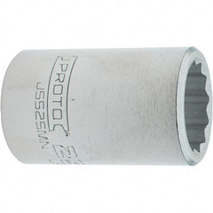 Proto - 3/4" Drive, Standard Hand Socket - 12 Points, 2.307" OAL, Steel, Full Polish Finish - Best Tool & Supply