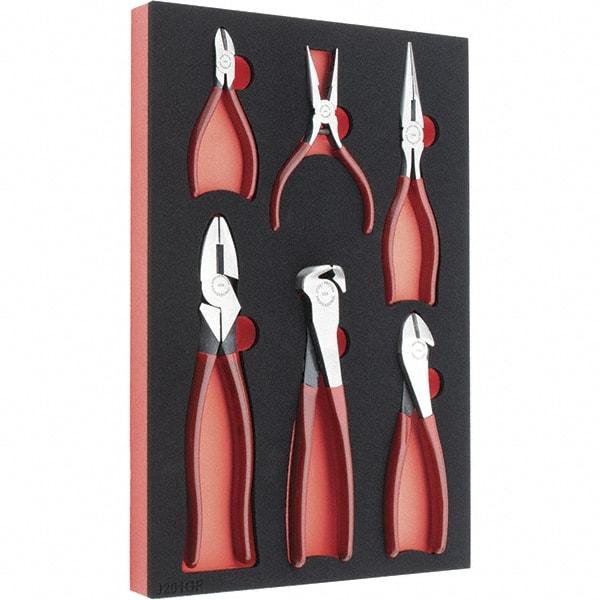 Proto - 6 Piece Crimper/Cutter Cutting Pliers - Comes in 11 x 16 Foam Insert - Best Tool & Supply