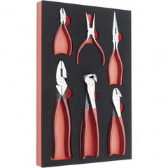 Proto - 6 Piece Crimper/Cutter Cutting Pliers - Comes in 11 x 16 Foam Insert - Best Tool & Supply