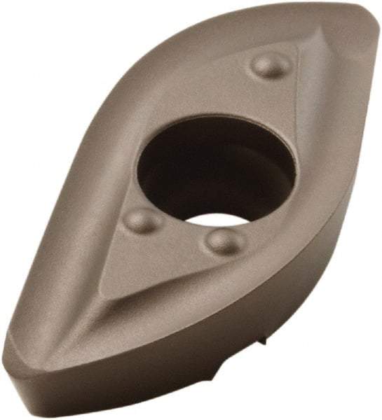 Seco - 218.21060 ME03 Grade MS2050 Carbide Milling Insert - TiAlN/NbN Finish, 0.09" Thick, 0.2" Inscribed Circle, 6mm Corner Radius - Best Tool & Supply