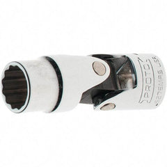 Proto - 3/8" Drive, Standard Hand Socket - 12 Points, 2-1/8" OAL, Steel, Full Polish Finish - Best Tool & Supply