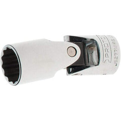 Proto - 3/8" Drive, Standard Hand Socket - 12 Points, 2-1/4" OAL, Steel, Full Polish Finish - Best Tool & Supply