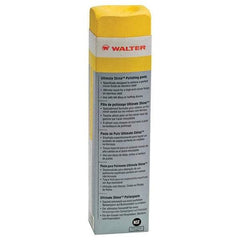 WALTER Surface Technologies - 1,300 g Polishing Compound - Compound Grade Fine, Grade 0, Yellow, For Fine Polishing, Use on Stainless Steel & Aluminum - Best Tool & Supply