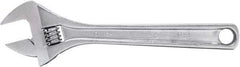 Proto - 1-5/16" Jaw Capacity, 10" Standard Adjustable Wrench - Steel, Polished Finish, 10" OAL - Best Tool & Supply