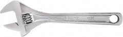 Proto - 15/16" Jaw Capacity, 6" Standard Adjustable Wrench - Steel, Polished Finish, 6" OAL - Best Tool & Supply