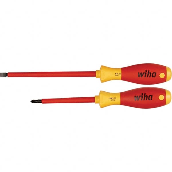 Wiha - Screwdriver Sets Screwdriver Types Included: Slotted; Phillips Number of Pieces: 2 - Best Tool & Supply