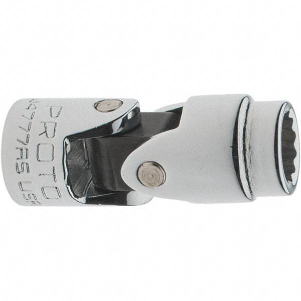 Proto - 9/32", 1/4" Drive, Standard Hand Socket - 12 Points, 1-23/64" OAL, Steel, Chrome Finish - Best Tool & Supply