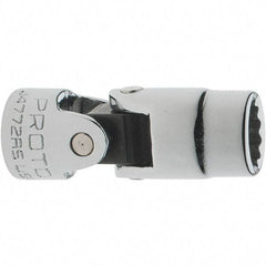 Proto - 5/16", 1/4" Drive, Standard Hand Socket - 12 Points, 1-7/16" OAL, Steel, Chrome Finish - Best Tool & Supply