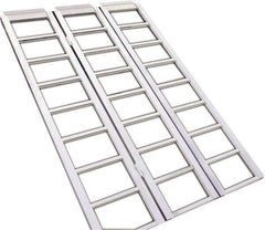 Erickson Manufacturing - 69" Long x 45" Wide, 1,500 Lb Capacity, Foldable Truck Ramp - Aluminum, For All Vehicles - Best Tool & Supply