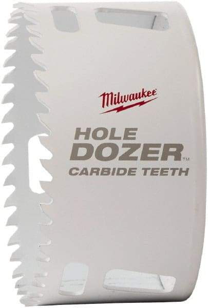 Milwaukee Tool - 3" Diam, 1-5/8" Cutting Depth, Hole Saw - Carbide-Tipped Saw, Toothed Edge - Best Tool & Supply