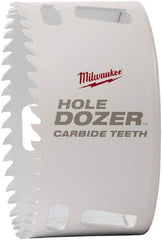 Milwaukee Tool - 2-1/2" Diam, 1-5/8" Cutting Depth, Hole Saw - Carbide-Tipped Saw, Toothed Edge - Best Tool & Supply