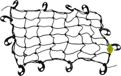 Erickson Manufacturing - Rubber Cargo Net - 28" Wide x 28" Long, Black, For Use with ATV's - Best Tool & Supply