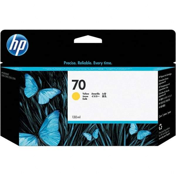 Hewlett-Packard - Yellow Ink Cartridge - Use with HP Designjet Z2100 - Best Tool & Supply