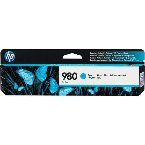 Hewlett-Packard - Cyan Ink Cartridge - Use with HP Officejet X555dn, X555xh, X585dn, X585f, X585z - Best Tool & Supply