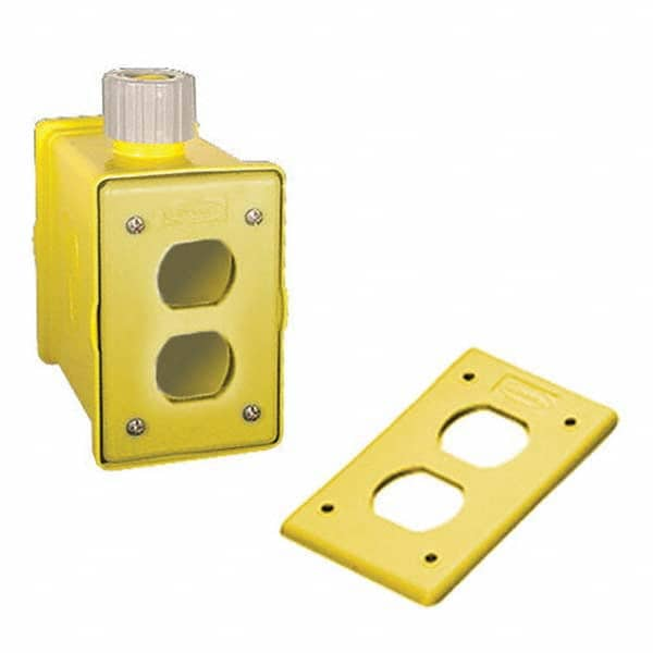 Hubbell Wiring Device-Kellems - Electrical Outlet Boxes & Switch Boxes Enclosure Type: Portable Outlet Box Enclosure Shape: Rectangle - Best Tool & Supply