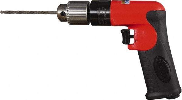 Sioux Tools - 1/4" Keyed Chuck - Pistol Grip Handle, 23,000 RPM, 12 LPS, 0.5 hp, 90 psi - Best Tool & Supply