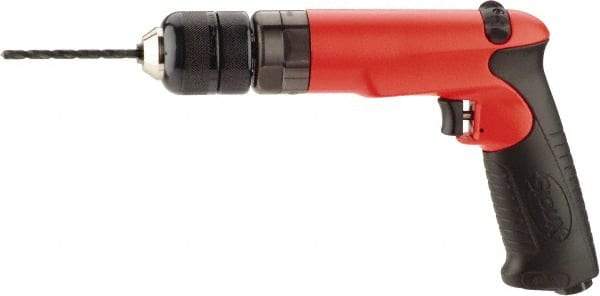 Sioux Tools - 3/8" Reversible Keyless Chuck - Pistol Grip Handle, 4,000 RPM, 14 LPS, 1 hp, 90 psi - Best Tool & Supply