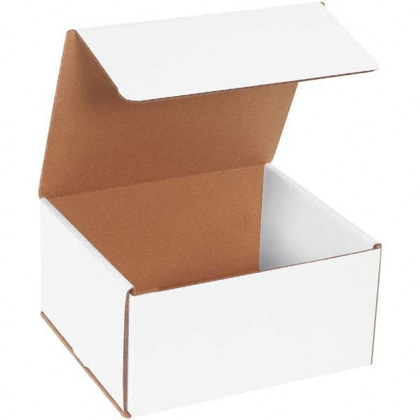 Made in USA - Pack of (50), 7" Wide x 8" Long x 4" High Corrugated Shipping Boxes - Best Tool & Supply