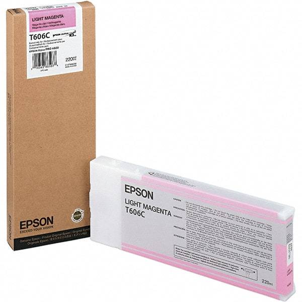 Epson - Light Magenta Ink Cartridge - Use with Epson Stylus Pro 4800, 4880 - Best Tool & Supply