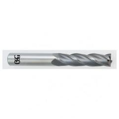 5/16 Dia. x 3 Overall Length 4-Flute Square End Solid Carbide SE End Mill-Round Shank-Center Cut-TiAlN - Best Tool & Supply