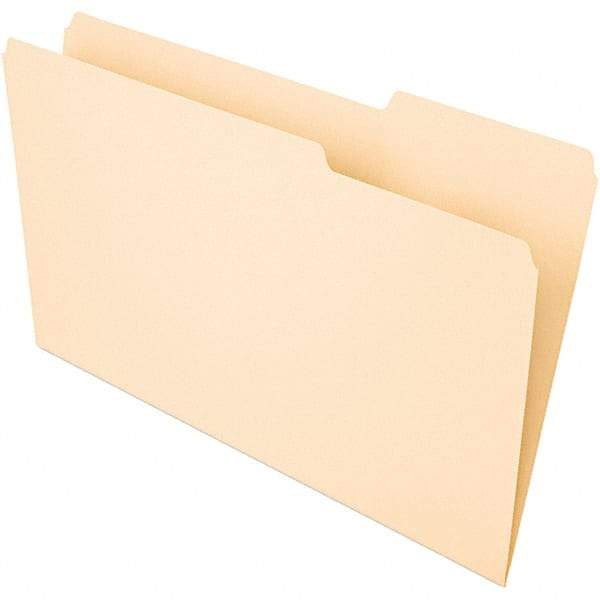 UNIVERSAL - 9-5/8 x 14-3/4", Legal, Manila, File Folders with Top Tab - 1/3 Tab Cut Location - Best Tool & Supply